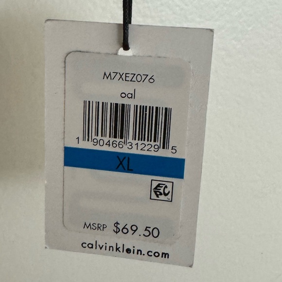 CK Velour Zip Up Sweatshirt NWT - Picture 3 of 3